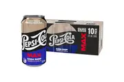 Pepsi Max No Sugar Vanilla Cola Soft Drink Cans Multipack 375ml X 10 Pack
