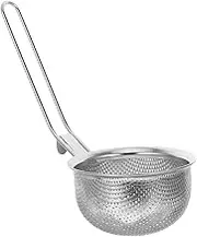 Stainless Steel Noodle Spoon Cooking Skimmer Metal Colander Metal Strainers and Colanders Stainless Steel Filter Basket Round Hot Pot Shabu Shabu Utensils Colander Strainer
