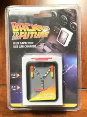 Back to the Future FLUX CAPACITOR USB Car Charger ThinkGeek NIP!! RARE!!