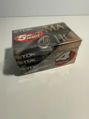 TDK MA-110 Metal Position Bias IEC IV Type IV Cassette Tapes Lot Of 4 SEALED