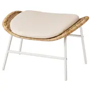 FRYKSÅS footstool, rattan Risane/natural