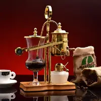 在飛比找樂天市場購物網優惠-皇家比利時壺 維也納煮咖啡壺虹吸式蒸餾咖啡機