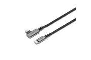 Cygnett - Unite Right-Angle 1m USB-C to USB-C (3.1) Cable - Black