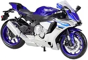 Motorcycle Model with Steering Movable Stand for YZF-R1 1/12 Alloy Diecast Sport Motorcycle Model Workable Shork-Absorber Toy Gifts Toy Collection