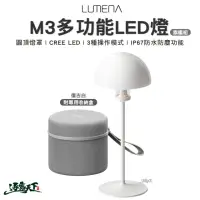 在飛比找momo購物網優惠-【N9】LUMENA 多功能LED燈旗艦組 復古白(桌燈 展