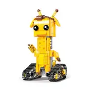 DIY Smart RC Robot 2.4G Stick Control Block Building Assembled Robot Toy Gift