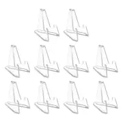 10pcs Coin Stand Acrylic Easel Stands Watches Coin Display Easel Holder