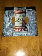 STOLI STOLICHNAYA RUSSIAN VODKA Bottle 2 HOLE LIGHT SWITCH COVER PLATE