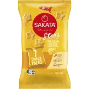 Sakata Stars Snack Sized Cheese Rice Crackers Multipack 13g x 7 pack