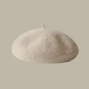 Knit Beanie / Cloche Hat / Bonnet Hat / Beret / Cap 18 - Almond - One Size
