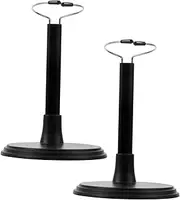 FELTECHELECTR 2pcs Doll Stand Display Base for Fixing Stands with Thick Base for Dolls for Decoration and Organization
