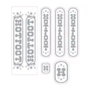 Repco Hotfoot BMX 'Hutchfoot' custom decal set