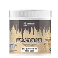 在飛比找蝦皮商城優惠-德寶 水性戶外護木漆 胡桃亮光 1L