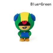 Doll Mobile Game Wilderness Fighting Card Doll Toy Brawl Stars Standing Plush Blue Green 1pc