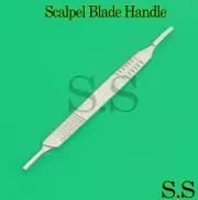 NEW Surgical Scalpel Blade Handle Holder #3 & #4 two in one fits on all blades