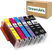 [GREENARK] 680XXL 681XXL Ink Cartridge PGI-680 XXL CLI-681 XXL Ink Replacement for Canon PIXMA TR7560 TR8560 TR8660 TR8660a TS6160 TS6260 TS8160 TS8260 TS9160 TS9560 TS706 (6pack)