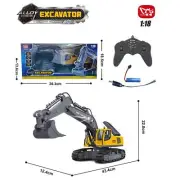 HUINA 1/18 RC Toys 13550 Radio Control Excavator 11CH 350° Rotation Digger 2.4G