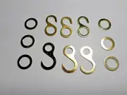 CUCKOO CLOCK CHAIN HOOKS AND RINGS FOR 8- OR 1-DAY / WEIGHT