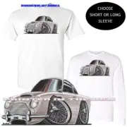 Aston Martin Vintage DB5 DigiRods / Koolart Cartoon Car T Shirt