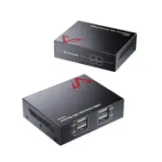 AV Access USB Extender Over Cat5e/6 196ft/60M, 4 USB 2.0 Ports, Plug and Play...