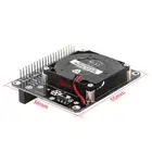 Low Noise GPIO Cooling Fan + LED Light Mini Turbo Fan for Raspberry Pi 4B/3B+/3B