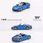 MINI GT 1:64 911 Targa 4S Shark Blue Diecast Model Car