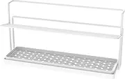 ZLHETWT Bottle Drying Rack, Cup Drying Rack, Tumbler Drying Rack with Removable Drain Tray Sturdy Cup Drying Holder Stable Bottle Drying Holder for Home Kitchen (White)