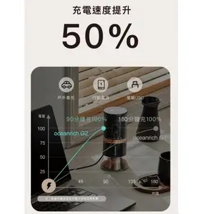 oceanrich G2 尊爵黑便攜式電動咖啡磨豆機 2024年Type-C升級版 研磨機 咖啡機/台灣出貨含稅免運