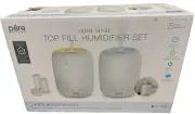 Pure Enrichment Top Fill Humidifier Set Bundle, 2-Pack