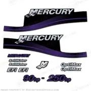 Fits Mercury 90hp - 250hp Decals - Custom Color Purple