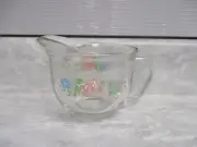 Pfaltzgraff Tea Rose Small Glass Pitcher Gravy Boat