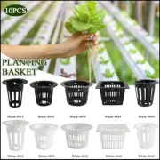 10x Mesh Pot Net Cup Basket Hydroponic Aeroponic Plant Grow Garden Garden Too^RR