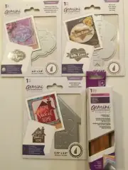 Crafter's Companion Gemini "Treasured" Sentiment Foil Stamp Dies 707185 New