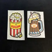 Vintage 80’s MELLO SMELLO Scratch & Sniff Stickers - Root Beer & Popcorn