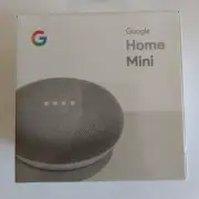 New in Box Google Home Mini Smart Assistant Chalk #180519-279