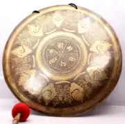 50 CM Flat Handmade Gong-Yoga Meditation Gong-Deep Relaxing Sound Vibration Gong
