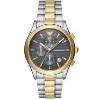 在飛比找Yahoo奇摩購物中心優惠-Emporio Armani 亞曼尼 紳男計時手錶 送禮首選