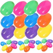 PHENOFICE 50pcs Egg Party Favors Supplies Fillable Egg Shape Ball Egg Shaped Fillable Balls Egg Boxes Plastic Eggs Decor Fillable Eggs