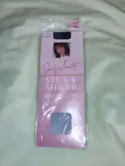 NWT Vintage Jaclyn Smith Lycra Silky Sheer Knee Highs True Navy Fits 8.5x11
