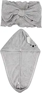 Healvian Bath Hair Cap Soft Fleece Material Hairband Quick Dry Hair Towel for Women for Post-Shower