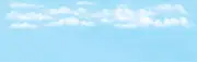 Peco Sky with cumulus cloud OO Gauge Model Railway SK-19