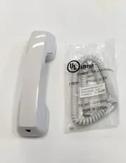 Avaya Lucent AT&T Spirit MLS K Style Phone Handset White with Cord NEW