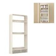 3 Layers Spice Rack Organizer Multifunctional Seasoning Storage Rack With Hoo