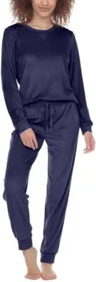 Honeydew Women's 2 Piece Super Soft Fleece Lounge PJ Set | Nightcap | Small