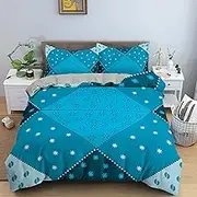 Geometric Bedding Sets Luxury Duvet Cover Bedclothes Twin Queen Comfortable Bed Room for Kids Home Textile,03,King(210x245cm)