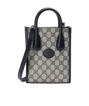 GG-canvas tote bag One size Beige/Blue