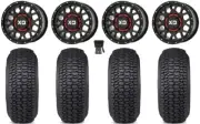 KS135 Grenade 15" Wheels Black 30" Regulator 2 Tires Polaris Ranger XP 9/1K