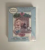 PRECIOUS MOMENTS 2003 LATCH HOOK RUG KIT Thoughts of You Are So Hearth Warming