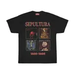 SEPULTURA T 恤 SEPULTURA 樂隊 T 恤 1986-1996