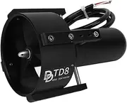 VINGVO Underwater Thruster, 8kg 33V Brushless Motor Full Sealed Anodized Aluminum Alloy Underwater Scooter for RC Ship (CW)
